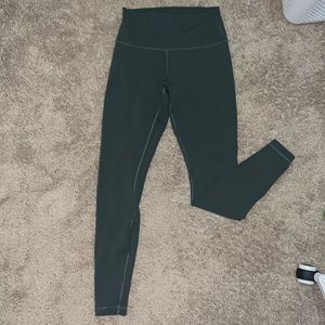 Lululemon Contour WunderTrains - 28”- smoked spruce 🌲